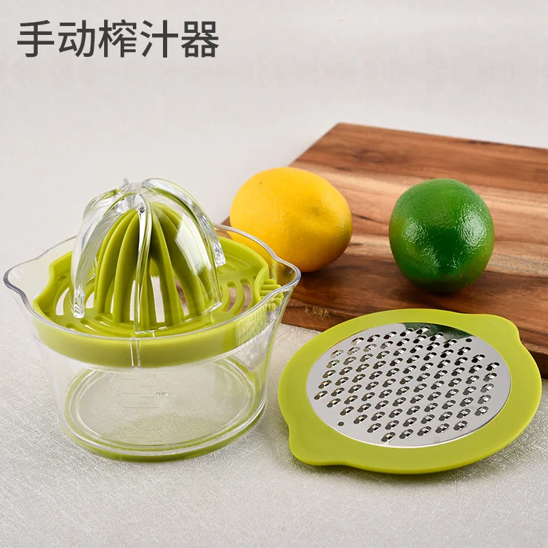 Plastic Manual Lemon Juicer Household Multi-functional Squeezed Orange Maker Kitchen Small Tools Juice | Дом и сад