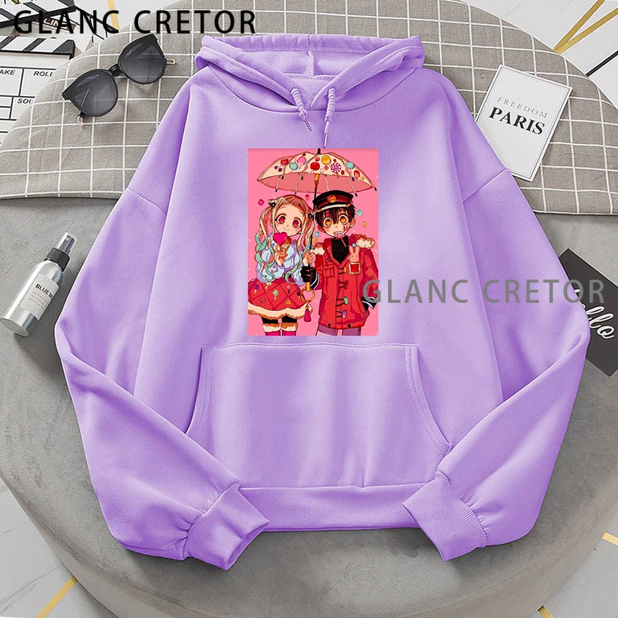 

Toilet bound Hanako kun Harajuku Ullzang Hoodie Ladies Korean Pullover 90s Graphic Cute Hoodie Fun Kawaii Top Hoodie Girl