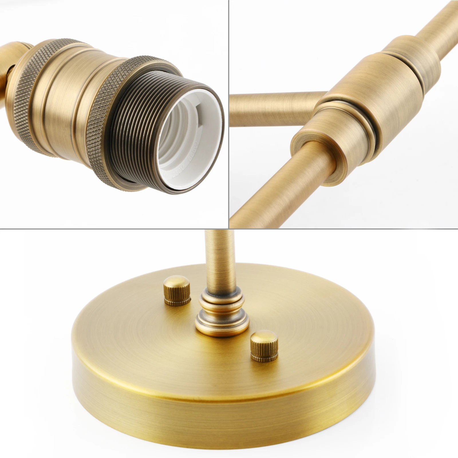 Permo Industrial Wall Lights Fitting with Oval Glass Shade 2 Retro Light Fixtures for Bedroom Vanity Mirror |