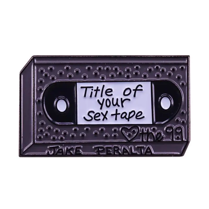 Жесткие эмалевые булавки Brooklyn Nine Title Of Your Sex Tape  