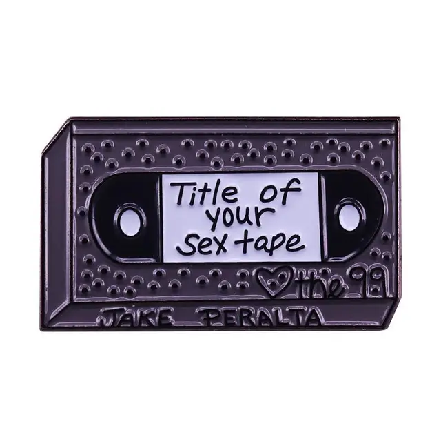Жесткие эмалевые булавки Brooklyn Nine Title Of Your Sex Tape  