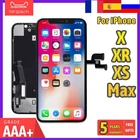 ЖК-экран для iPhone X XS OLED для iPhone XR XS Max 11 Pro TFT дисплей Замена с 3D сенсорным дигитайзером сборка истинный тон