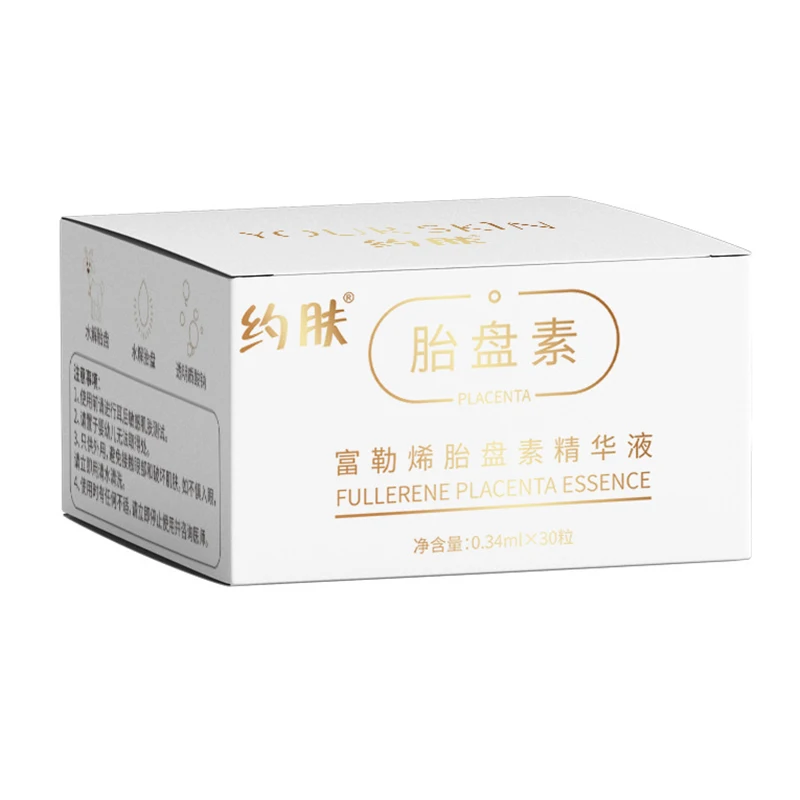 Плацентарный фуллерин Уменьшает мелкие линии для осветления тона кожи