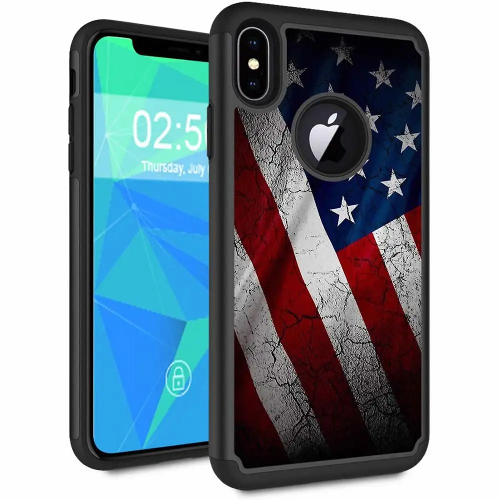 Для Apple iPhone XR (2018) чехол для сотового телефона двухслойный Гибридный жесткий