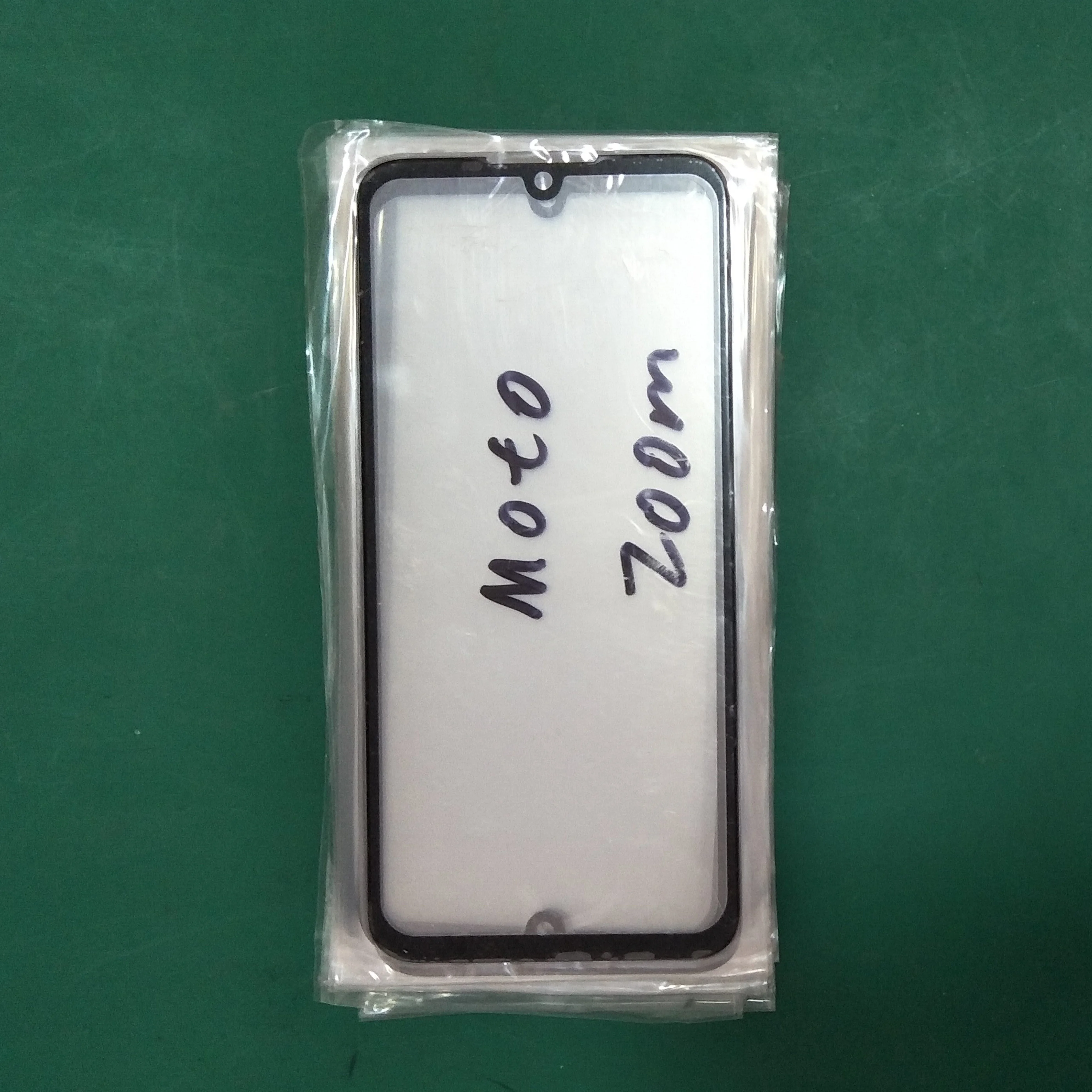 10pcs glass+oca film LCD Front Touch Screen Glass Outer Lens  For Motorola Moto zoom repaire parts