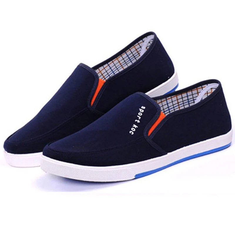 2019 г. Мужская парусиновая обувь повседневная на плоской подошве для езды