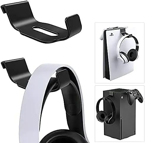 

【2 Pack】Benazcap Headphone Stand for PS5/XBOX/XS, Headset and Controller Stand That Makes Game Accessories Easy To Store