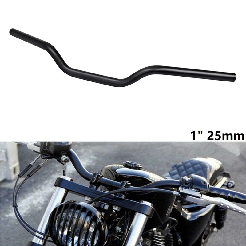 Руль-трекер для мотоцикла 1 дюйм 25 мм Sportster XL 883 1200 матовый черный |
