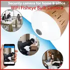 Камера рыбий глаз с выдвижным фонарем, 360 , Wi-Fi, E27, 1080P