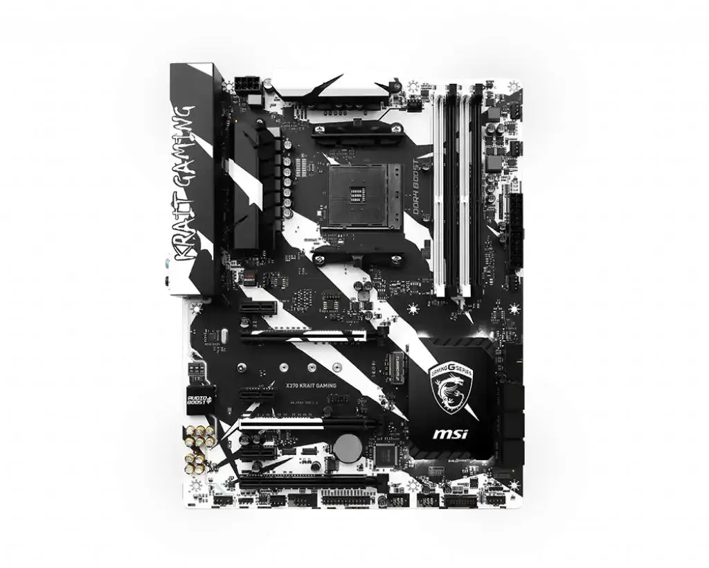 AMD X370 KRAIT GAMING Desktop Motherboard Socket AM4 DDR4 64GB PCI-E 3.0 M.2 support Ryzen 7 3600XT cpus ATX Placa-mãe | Компьютеры и