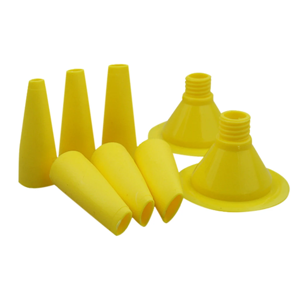 

8pcs/set Finishing Floor Home For Caulking Glue Nozzle Glass Cement Accessories Multifunction Straight Push Type Sealant Tool