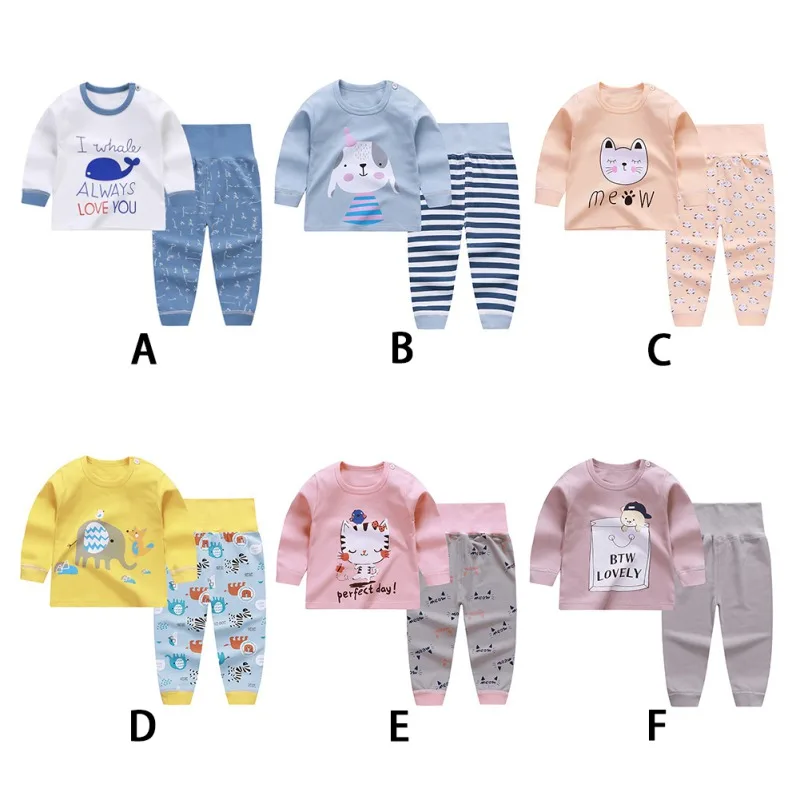 2 шт. детская хлопковая блузка с длинным рукавом|Комплекты одежды для девочек| |