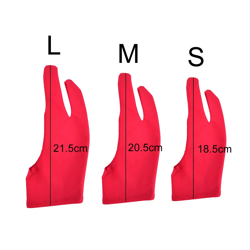 

Drawing Glove For Any Graphics Drawing Tablet Gloves 2 Finger Anti-fouling Painting Glove Right And Left Hand universal Mitten