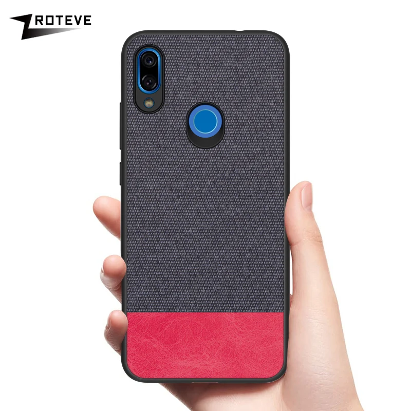 Чехлы для Redmi Note 7 чехол из силикона ТПУ холст задняя крышка мягкая ткань Xiaomi Note7 6 5