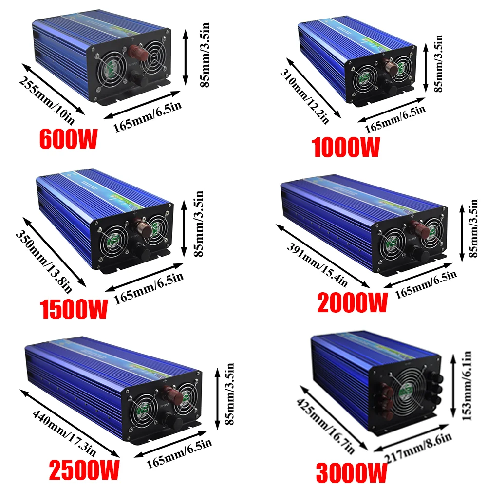 Однофазный инвертор для ветровой турбины Smaraad 600 Вт 3000 немодулированный