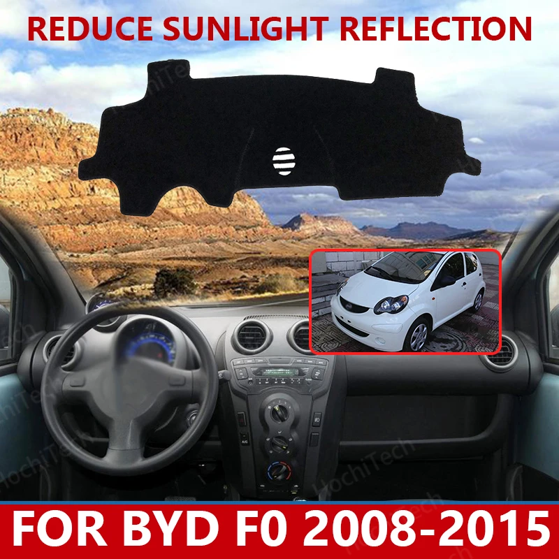 

Car styling Suede Dashmat Dashboard custom Cover Pad Dash Mat Carpet for BYD F0 2008-2015