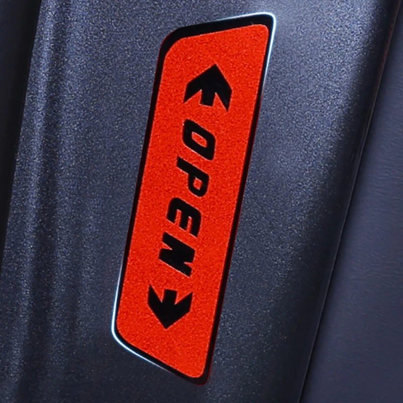 Модификация дверных наклеек предупреждение о открытии двери отражающие