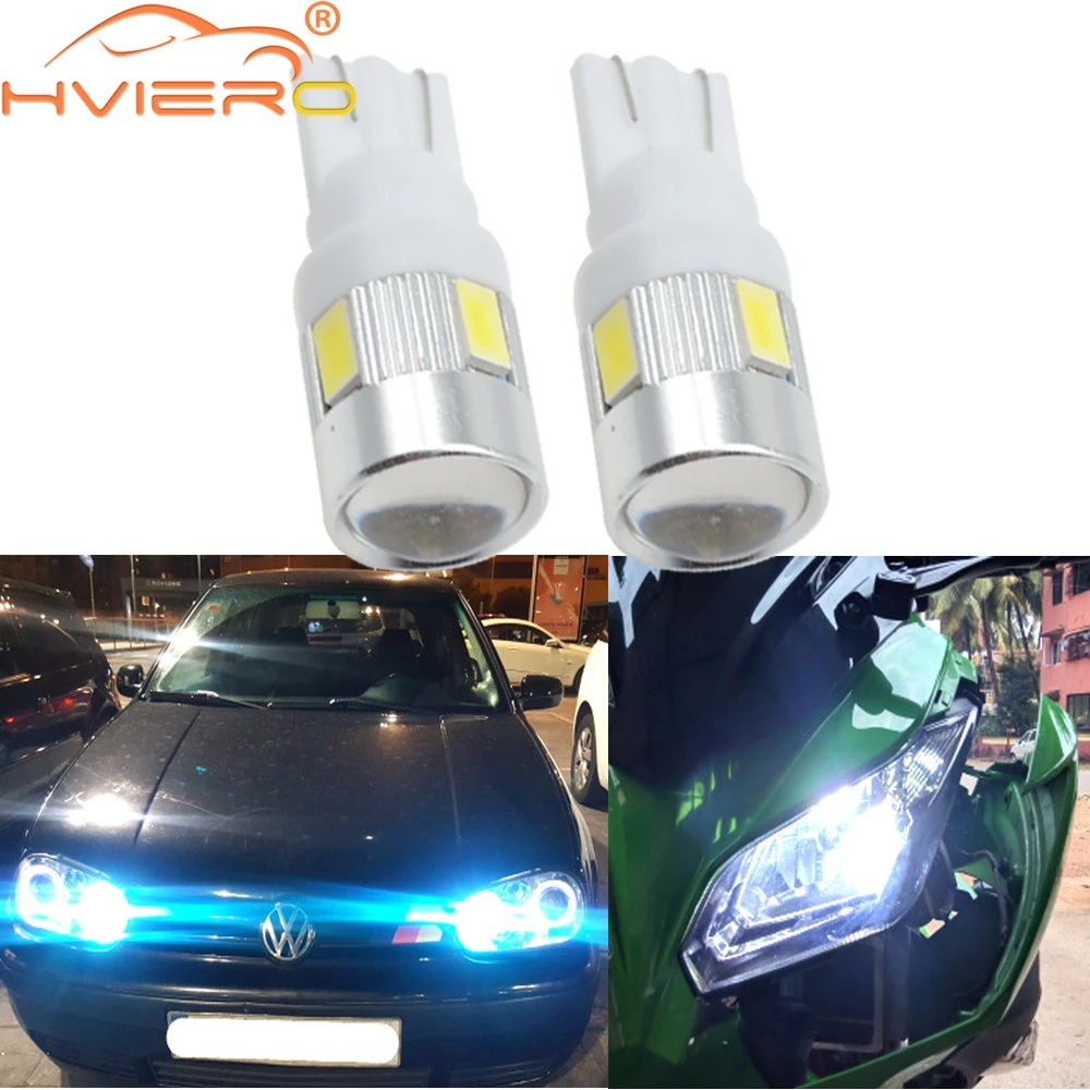 2Psc Ксенон белого и синего цвета красный зеленый 6 SMD 5630 Поворотная сигнальная