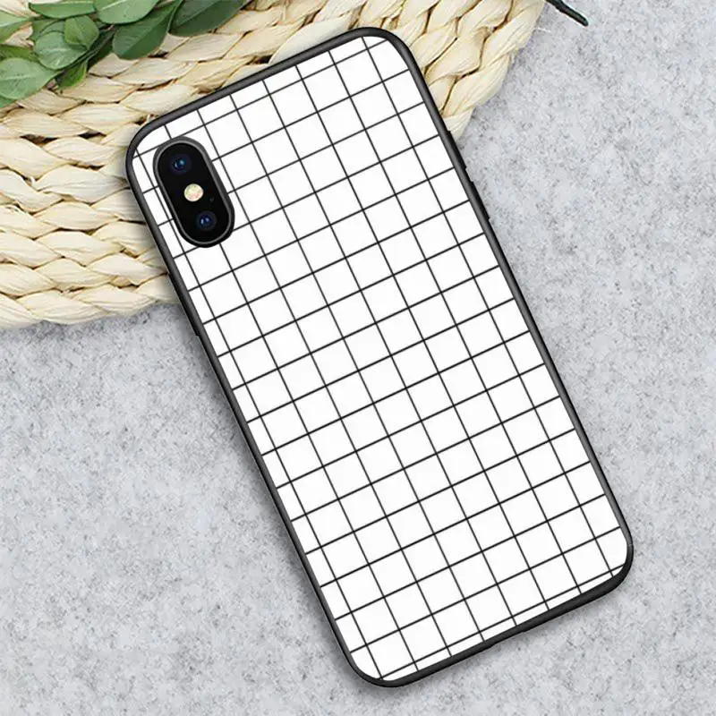 

Checkerboard Checkered Phone Case for iPhone 11 12 pro XS MAX 8 7 6 6S Plus X 5S SE 2020 XR mini