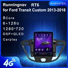 Мультимедийная магнитола Tesla для Ford Transit Custom 2013, 2014, 2015, 2016-2018