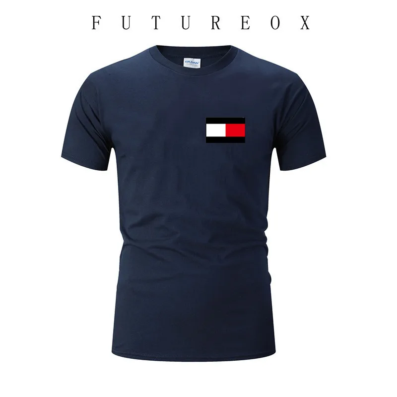 

2021 summer men's short sleeve body design casual outing daily top, black white navy blue