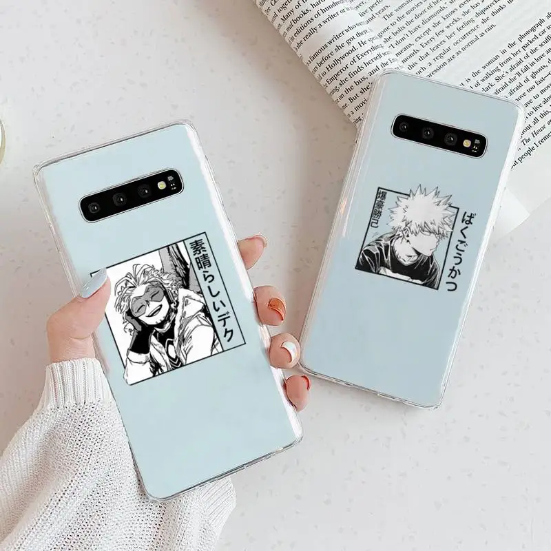 

Hawks Coat My Hero Academia Phone Case Transparent For Samsung Galaxy A S 8 9 10 12 20 21 40 50 52 51 70 71 2019 fe ultra plus