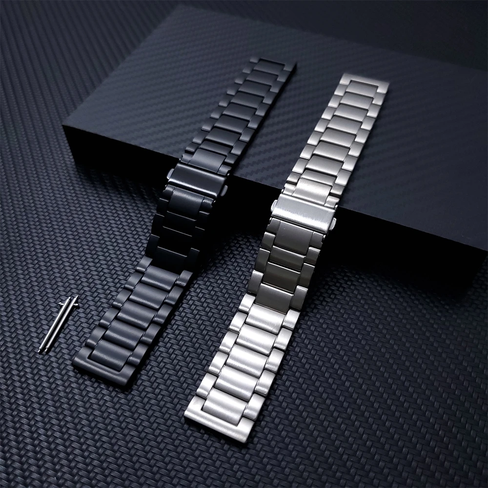 

For Fossil Gen 5 Titanium Wristband Gen5 Carlyle HR/Julianna/Garrett Strap Band Watchband Metal Stainless steel clasp Bracelet