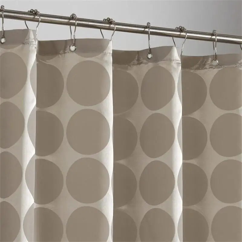 

Shower Curtain 3D Thicken Waterproof Polyester Bath Curtain High Quality Washable Shower Curtain with Hook Accessories