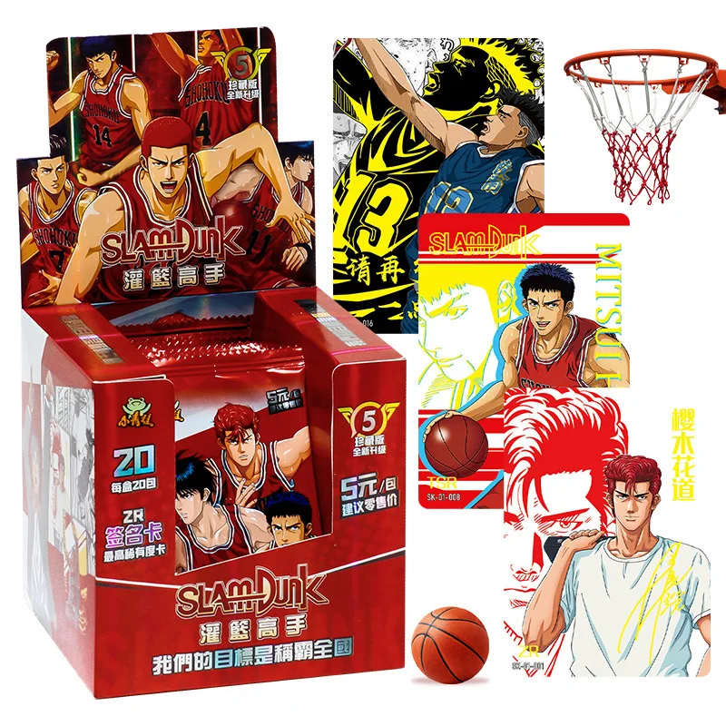 Оригинальная карта Slam Dunk Diamond Edition Kaede Rukawa Hanamichi Sakuragi ZR японское аниме-персонаж