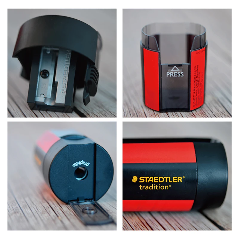 1Pcs Staedtler Single Hole Pencil Sharpener 511 005 Easy To Cut Student |