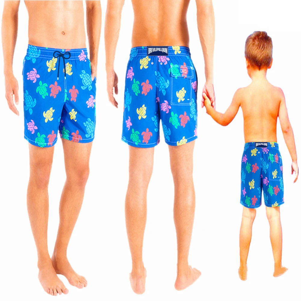 2021 Черепашки Ниндзя Для мальчиков Swimtrunks купальник Brevile Pullquin детские пляжные