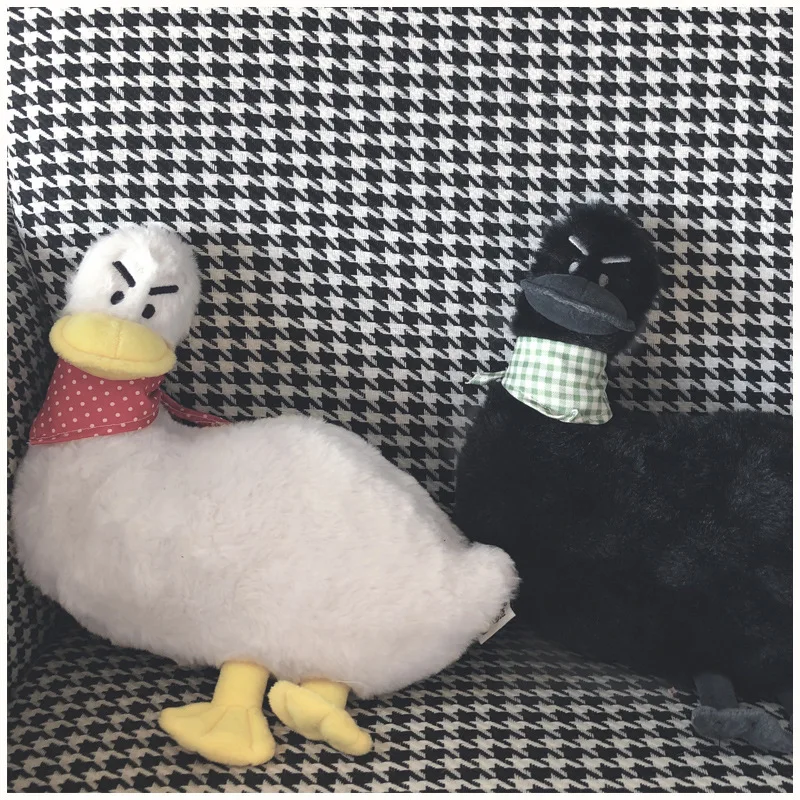 

Cute Plush Duck Cushion Expression Simulation Animal Cushions Bedroom Sofa Decorations Throw Pillows for Couch