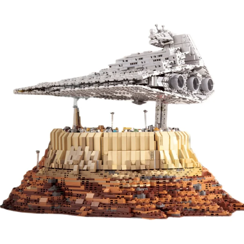 

MOULD KING MOC Star plan toys Destroyer cruise ship The Empire Over Jedha city model sets Building block brick Kids toys Gifts