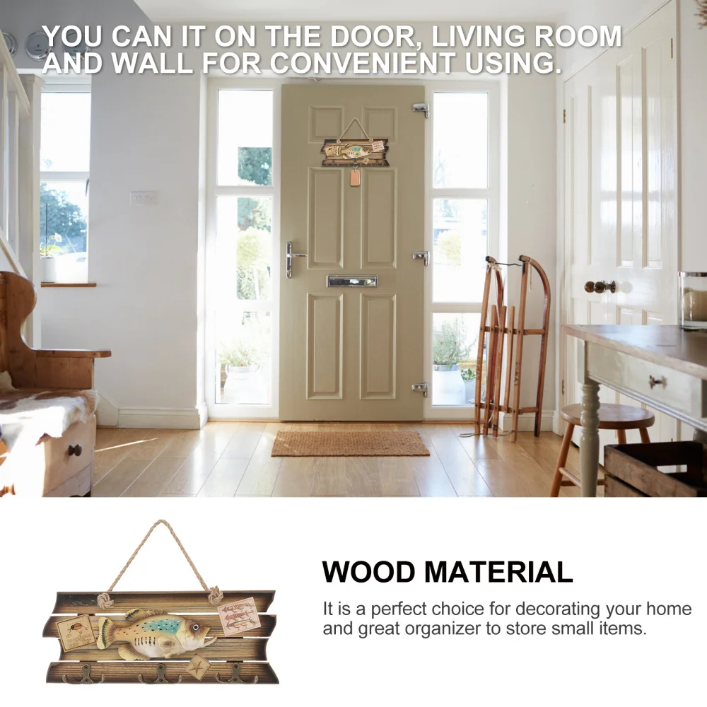 

1pc Creative Mediterranean Style Storage Hanger Creative Hanger Wall Decor