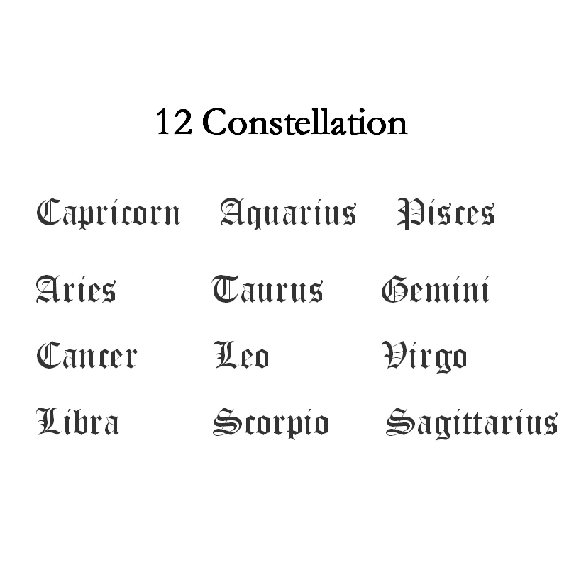 

Zircon Zodiac Sign Necklaces For Women Men Rose Gold Chain Constellation Scorpio Virgo Pendant Necklace Korea Fashion Jewlery