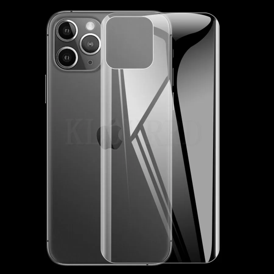 2 шт. силиконовая Гидрогелевая наклейка передняя и задняя мягкая пленка для iPhone 11