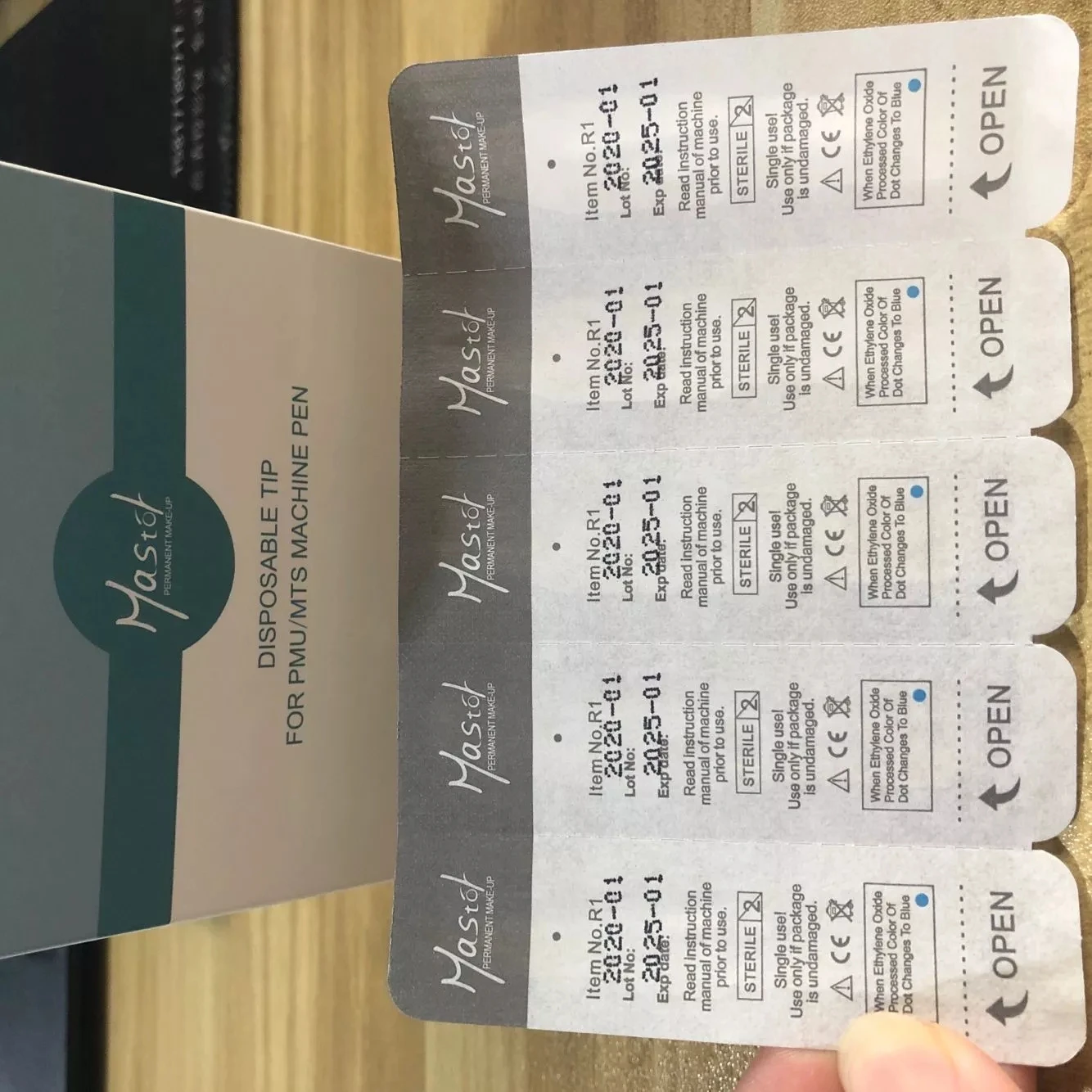 Новейший одноразовый макияж Mastor 3RL 15 шт. картридж с иглой для микроблейдинга