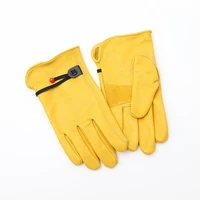 camping picnic tool heat insulation leather gloves anti scalding flame retardant gloves camping gloves wearable for cycling