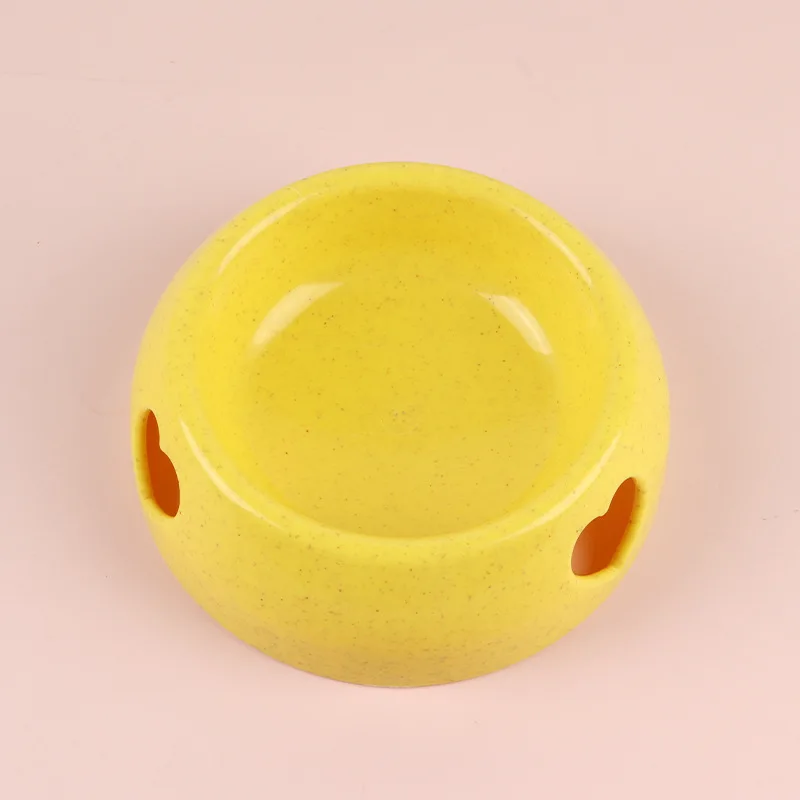 

Plastic Love Bowl Food Bowl Water Feeder Cat Dog Pet Supplies Water Bottle Cute Portable Food Container Pet Products