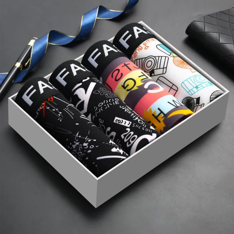 Men's Underwear Men's Ice Silk Boxers Summer Youth Men's Boxers Sexy Breathable Comfortable Underwear Shorts