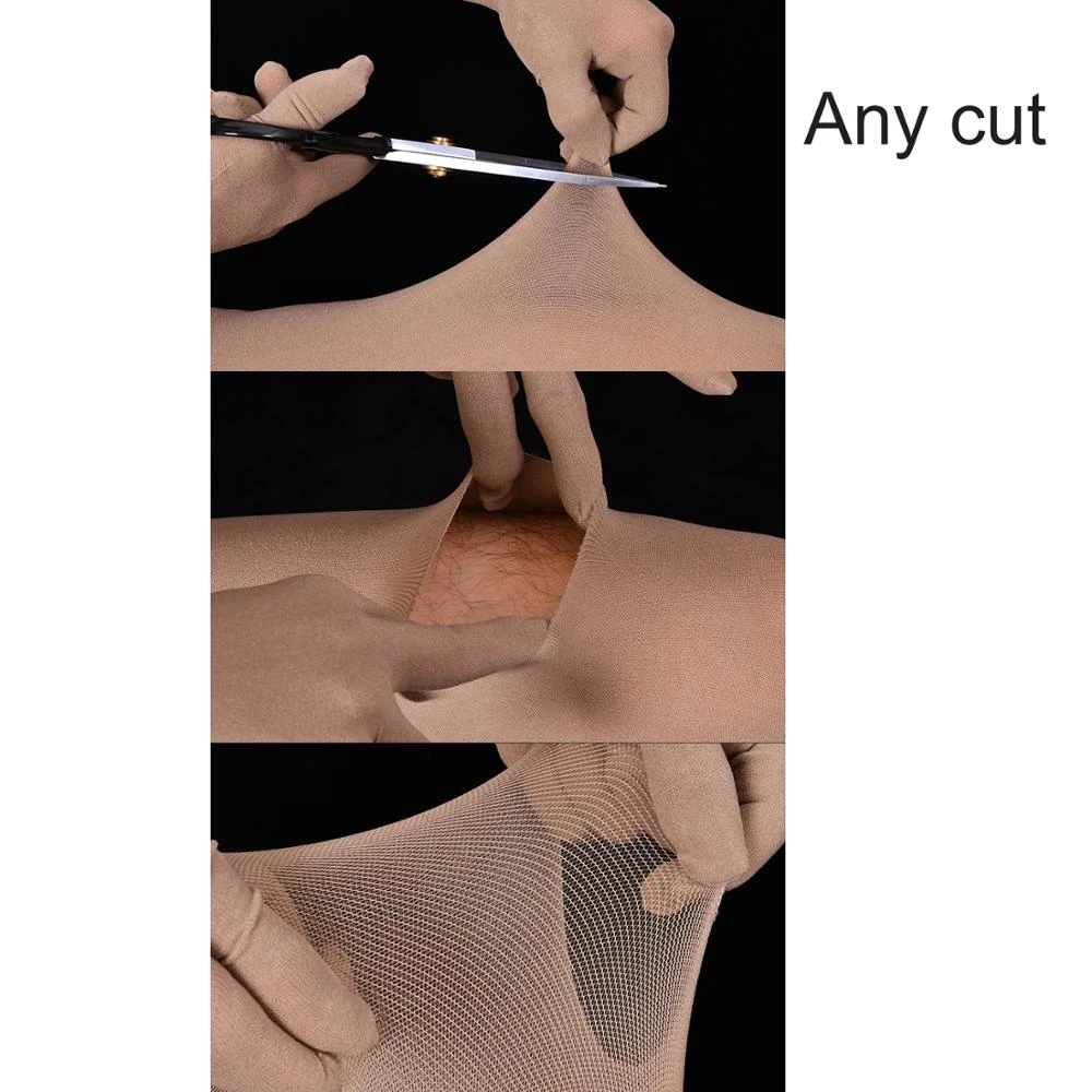 Мужские комбинезоны 80D лайкра пальцы полностью обернутые головы цельные