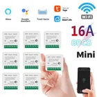 1610A Tuya Интеллектуальный переключатель Wi-Fi светодиодный светильник приложение Smart Life пуш-ап модуль поддерживает связь с 2-мя способ приложения голосовой реле Таймер Google Home Alexa