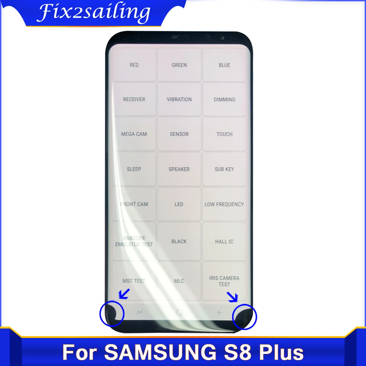 Битые пиксели оригинальный ЖК дисплей для Samsung Galaxy S8 + G950 G950U G950F Plus G955 G955F
