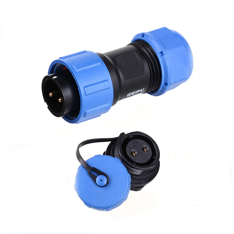 WEIPU SP1710 + SP1712 IP68 Водонепроницаемый авиационным соединителем с разъемом папа