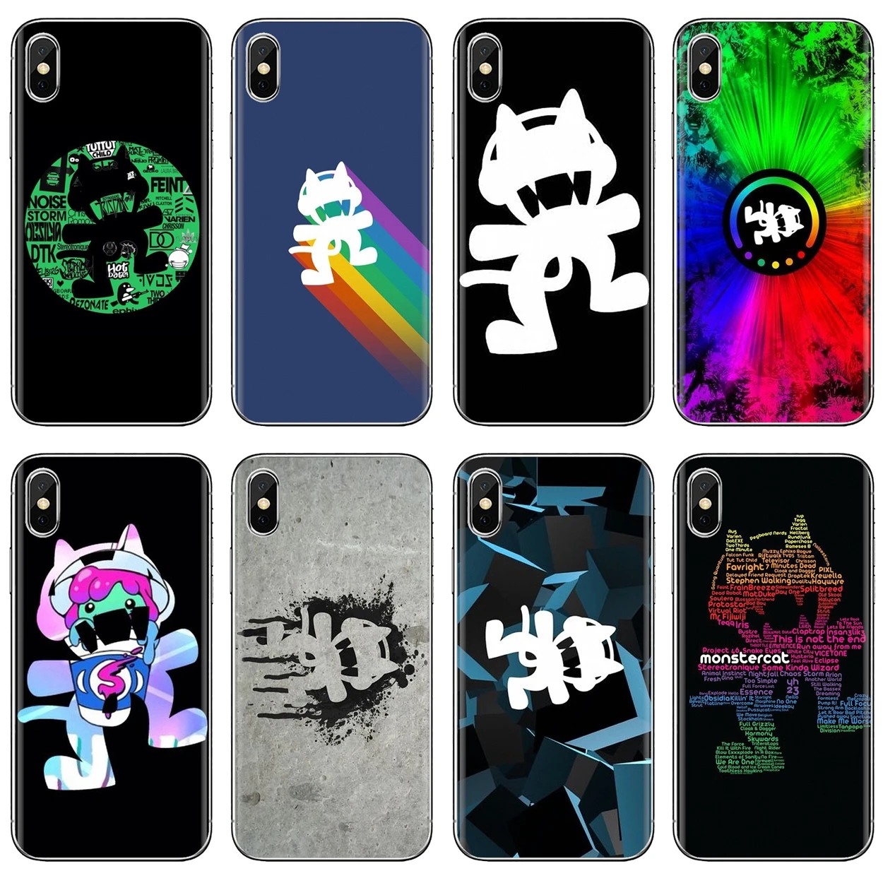 

For iPhone 10 11 12 Pro Mini 4S 5S SE 5C 6 6S 7 8 X XR XS Plus Max 2020 Print-Monstercat-C-Poster-Art Phone Covers