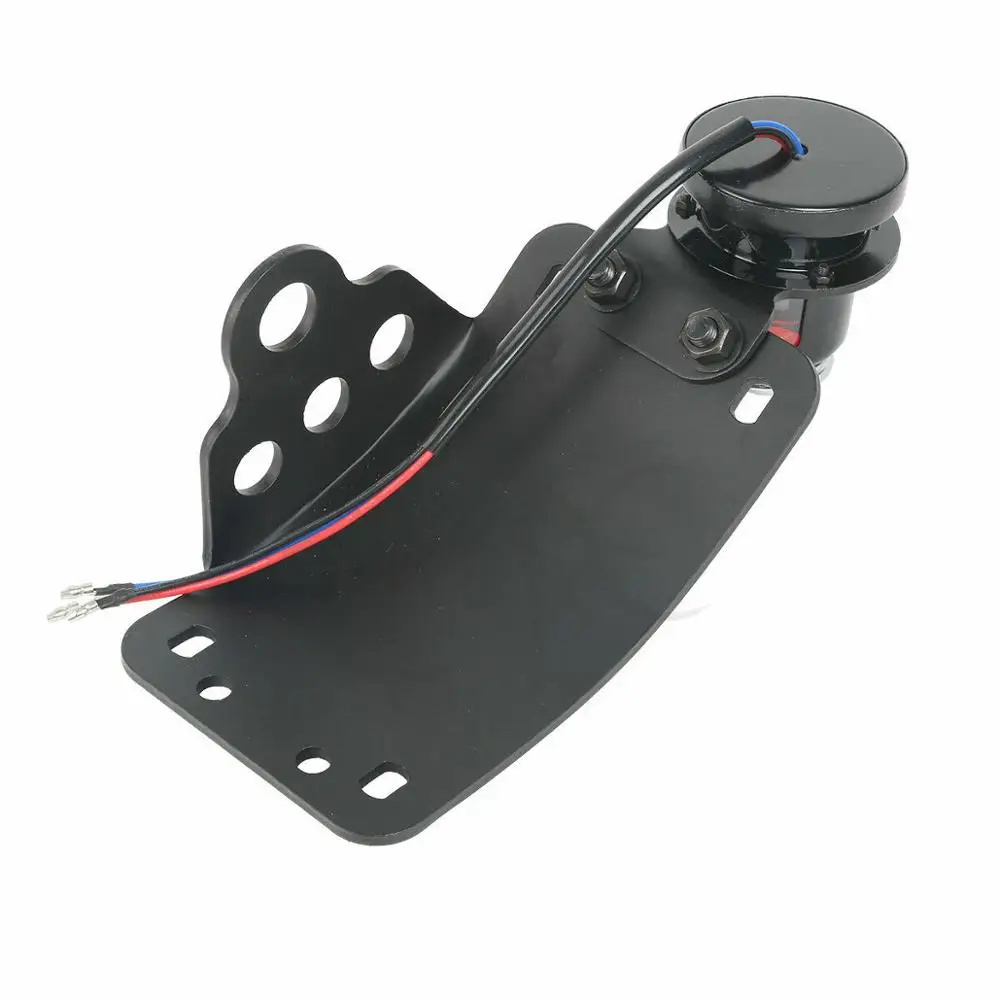 Изогнутый вертикальный кронштейн для задсветильник номерного знака мотоцикла