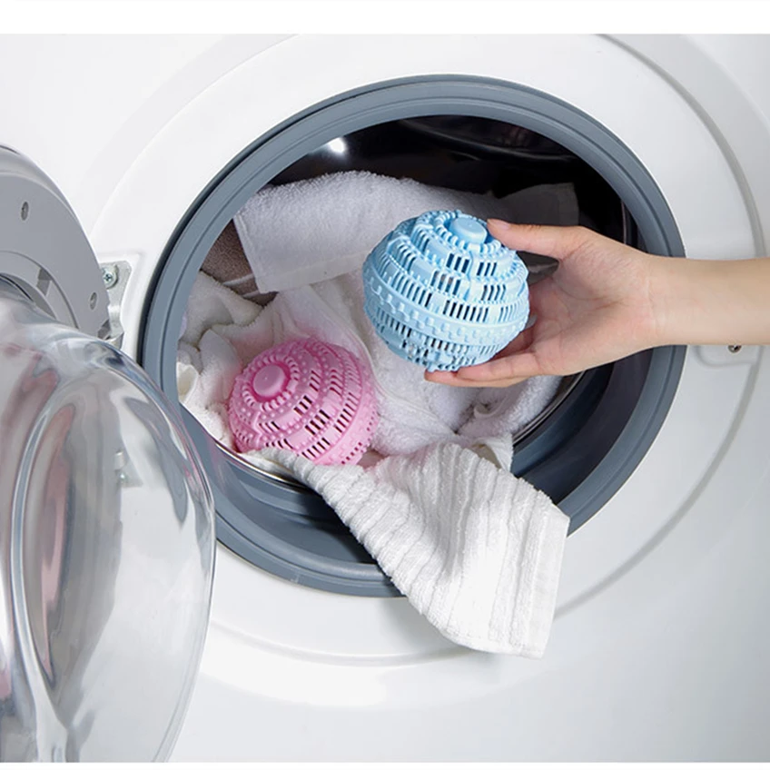 Многоразовые Экологичные натуральные волшебные шарики для стирки без моющего