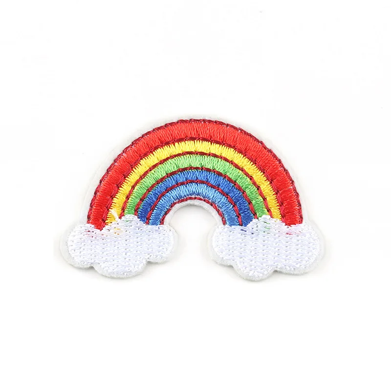 Термонаклейки для одежды значки с радугой радужной вышивкой | Дом и сад