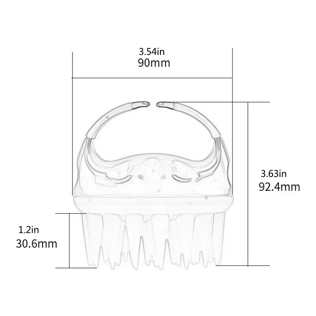 

New Arrival Silicone Head Body Scalp Massage Brush Comb Shampoo Hair Washing Comb Shower Brush Bath Spa Slimming Massage Brush