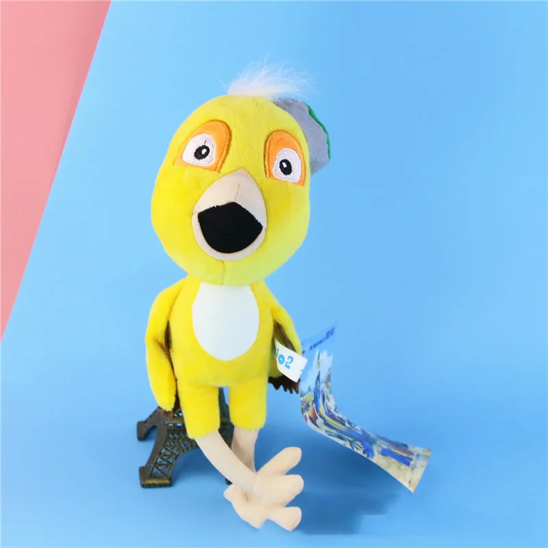 Новинка мультипликационные плюшевые игрушки Rio 2 голубой попугай голубая собака